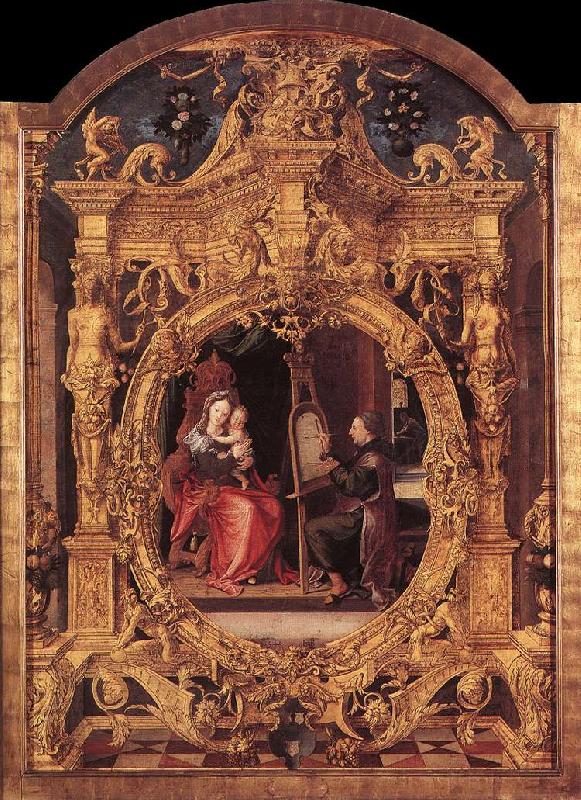 BLONDEEL, Lanceloot St Luke Painting the Virgin s Portrait France oil painting art